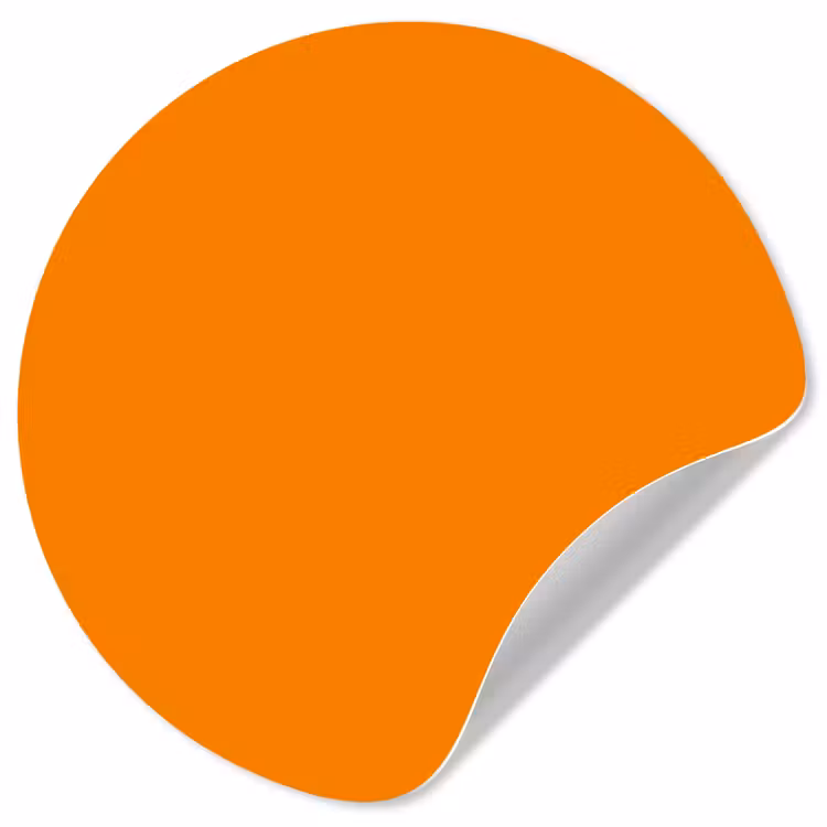 Behangcirkel - Oranje - Seizoenen - Herfst - Kleur — 1