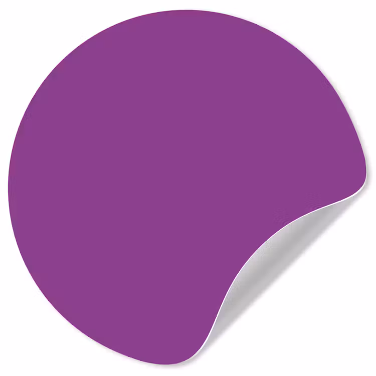 Behangcirkel - Paars - Kleuren - Effen — 1