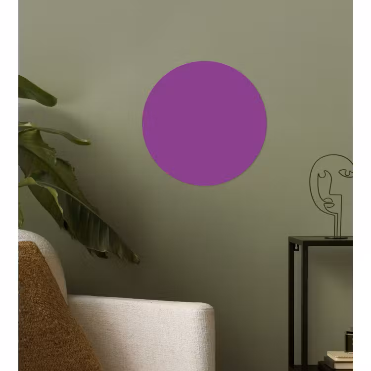 Behangcirkel - Paars - Kleuren - Effen — 3