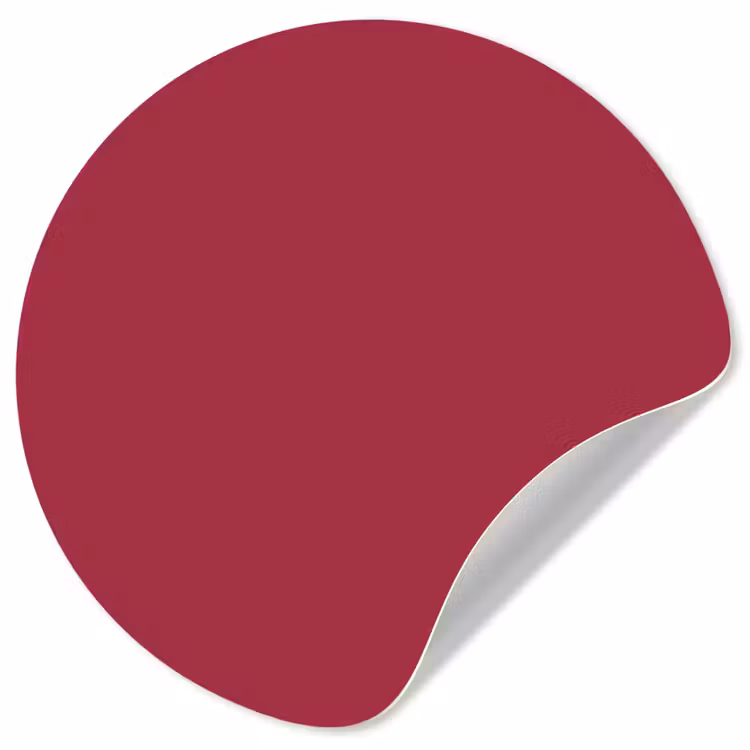 Behangcirkel - Rood - Effen kleur — 1
