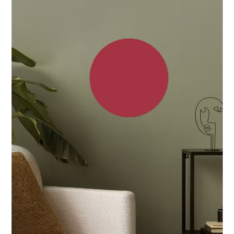 Behangcirkel - Rood - Effen kleur — 3