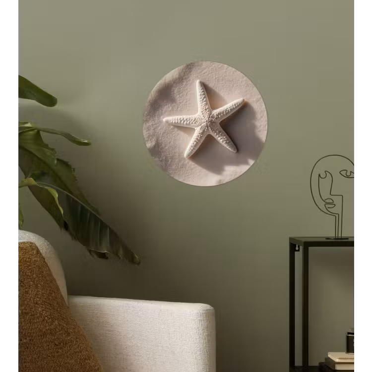 Behangcirkel - Strand - Zeester - Zand - Beige — 3