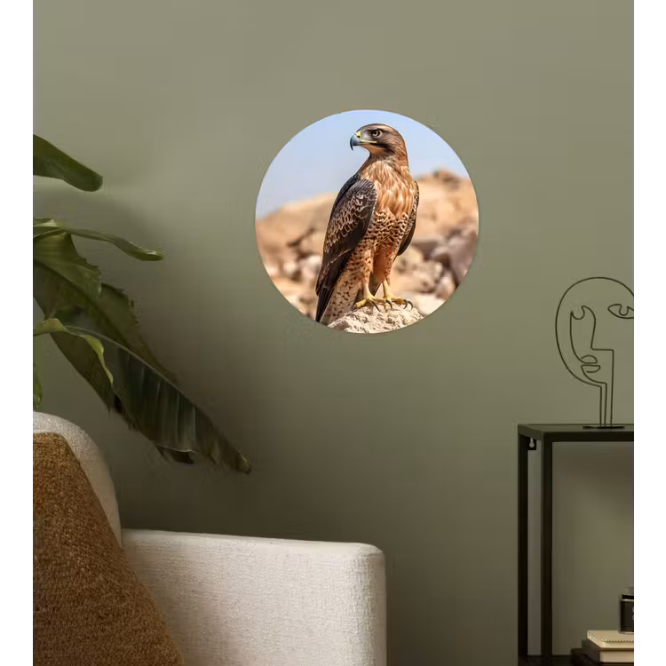 Behangcirkel - Valk - Vogel - Rots - Macht — 3
