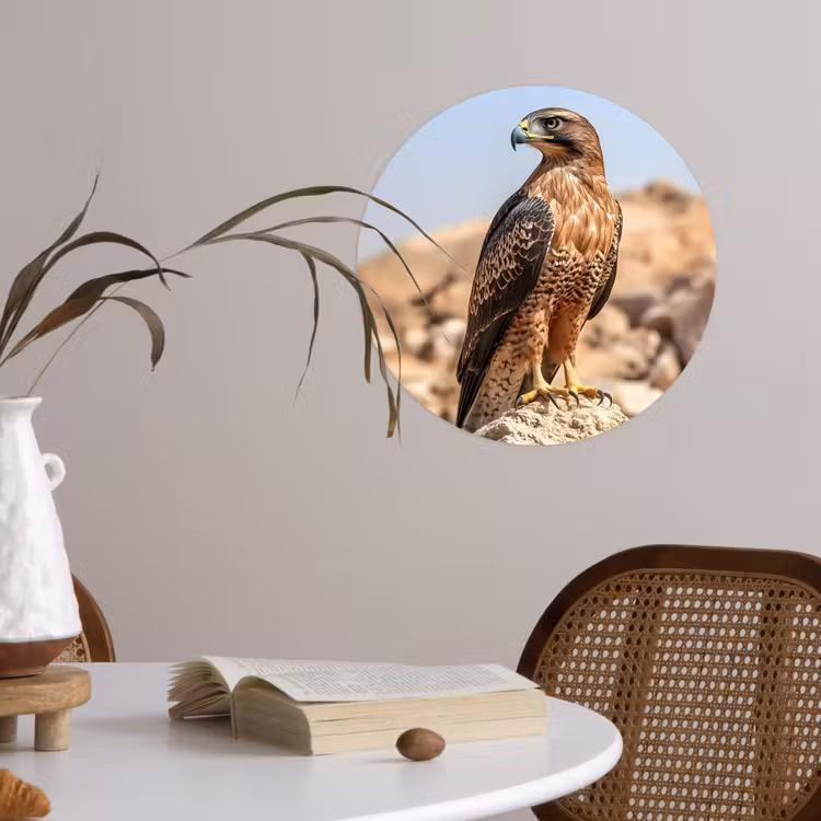 Behangcirkel - Valk - Vogel - Rots - Macht — 4