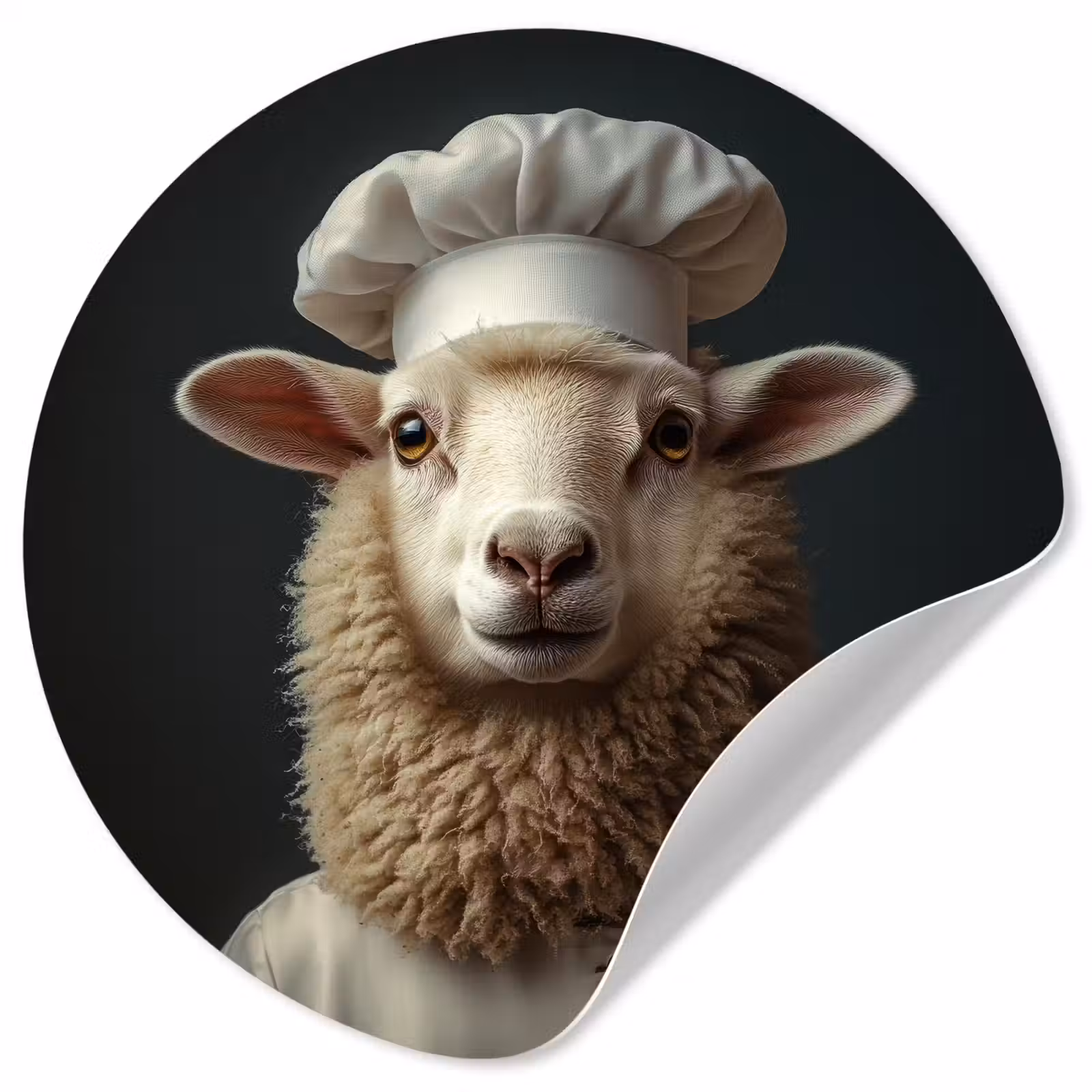 Behangcirkel - Schaap - Wol - Kok — 1