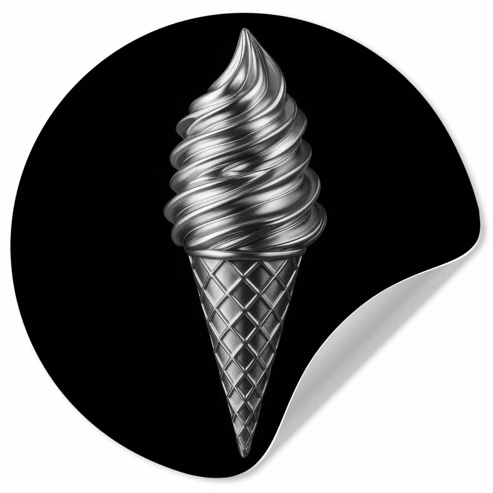 Behangcirkel - Softijs - Realistisch - Futuristisch — 1