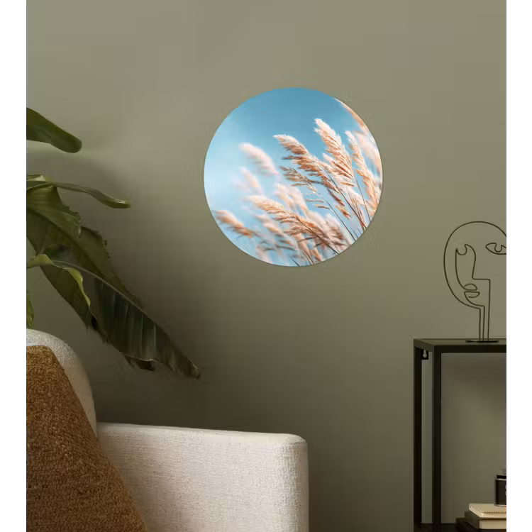 Behangcirkel - Siergras - Wind - Lichtbruin — 3