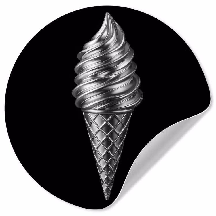 Behangcirkel - Softijs - Realistisch - Futuristisch — 1