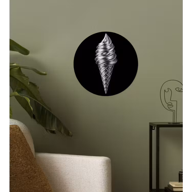 Behangcirkel - Softijs - Realistisch - Futuristisch — 3