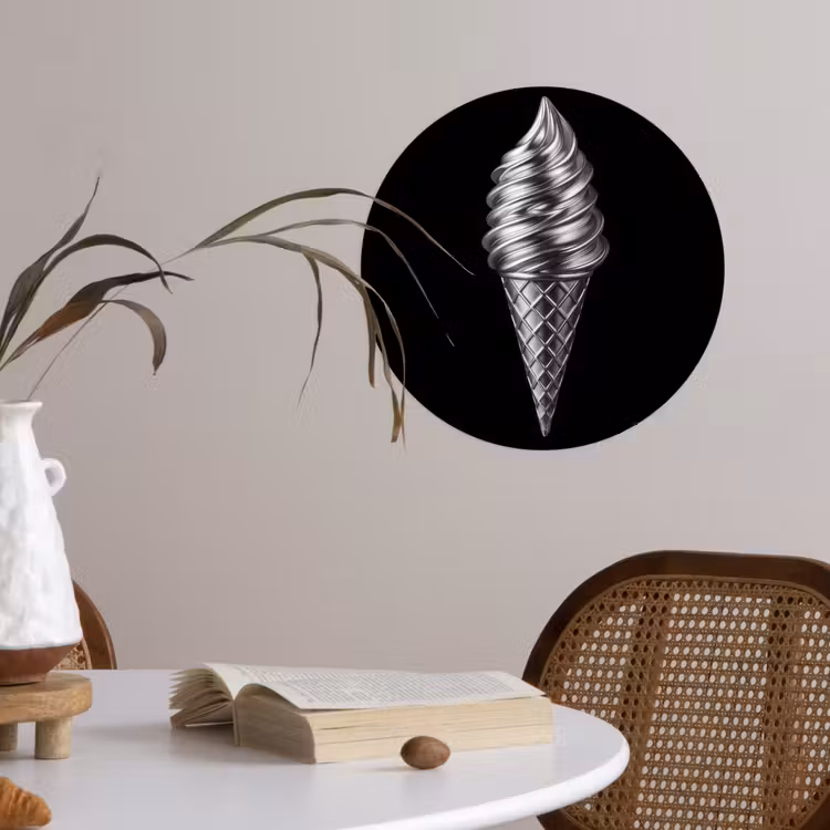 Behangcirkel - Softijs - Realistisch - Futuristisch — 4