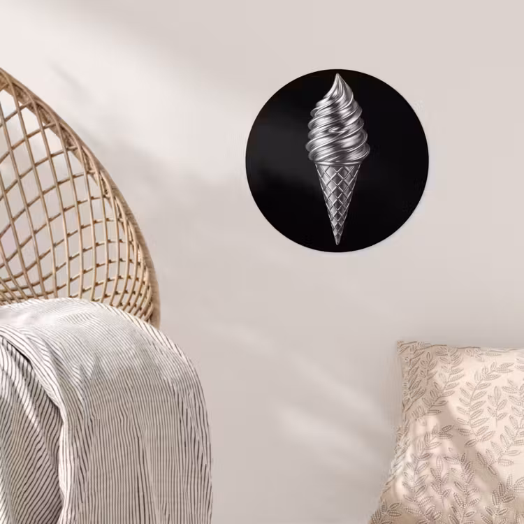 Behangcirkel - Softijs - Realistisch - Futuristisch — 5