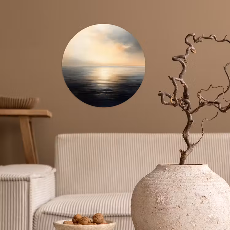 Behangcirkel - Zon - Horizon - Zee — 2