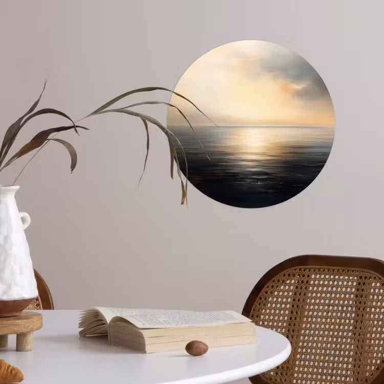 Behangcirkel - Zon - Horizon - Zee — 4
