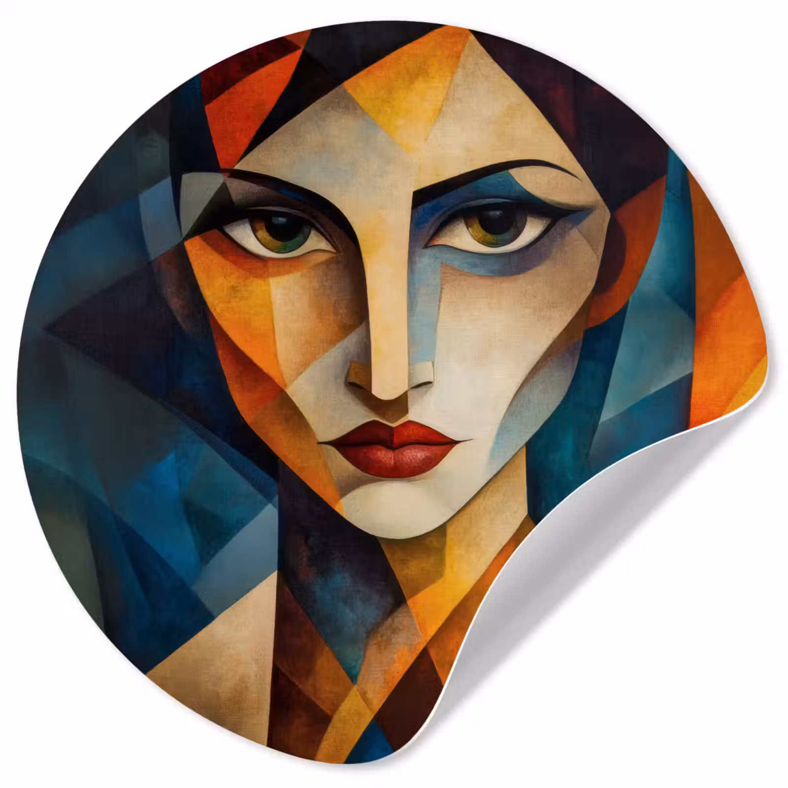 Behangcirkel - Portret - Abstract - Vormen — 1