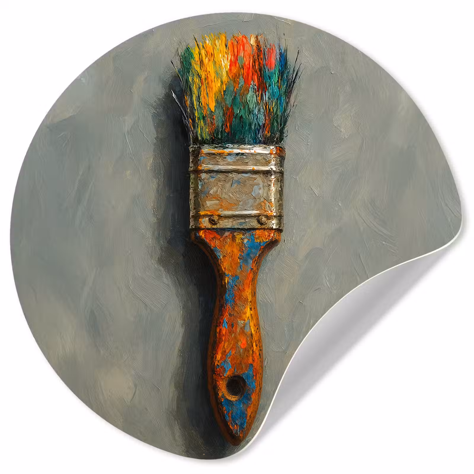 Behangcirkel - Verf - Kwast - Schilderij — 1