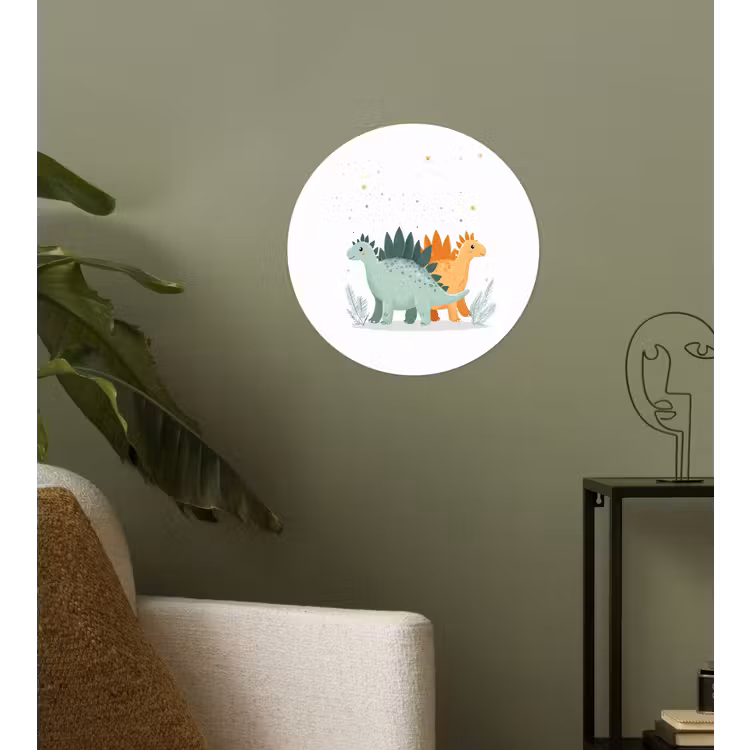 Behangcirkel - Planten - Sterren - Dinosaurussen - Oranje — 3