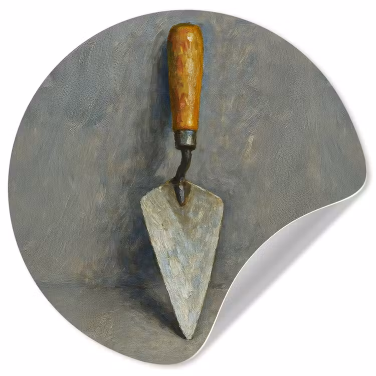 Behangcirkel - Troffel - Verf - Gereedschap — 1