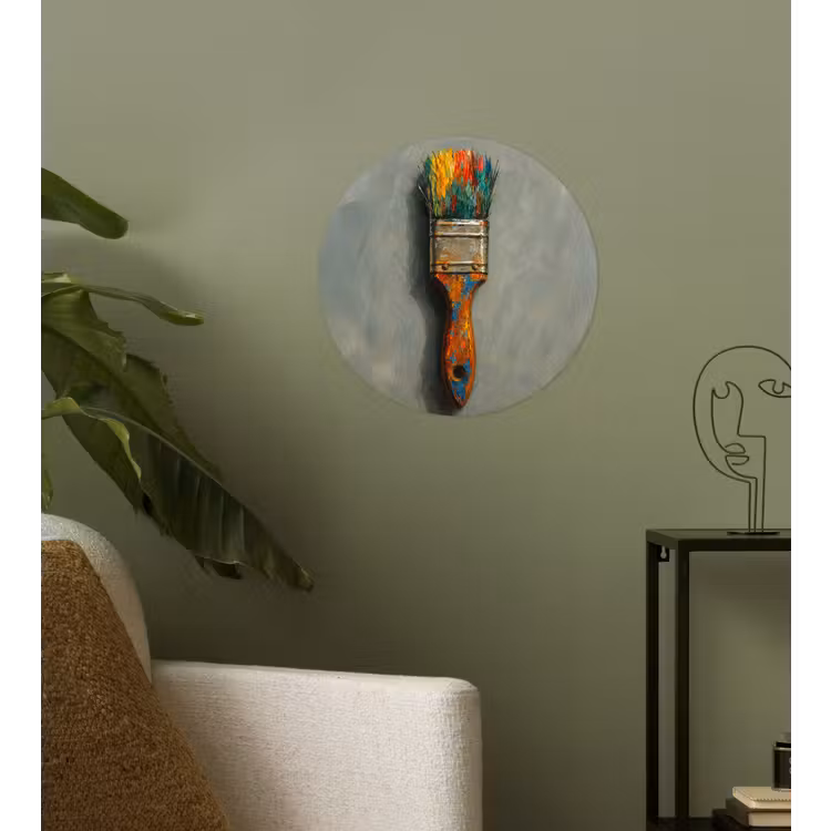 Behangcirkel - Verf - Kwast - Schilderij — 3