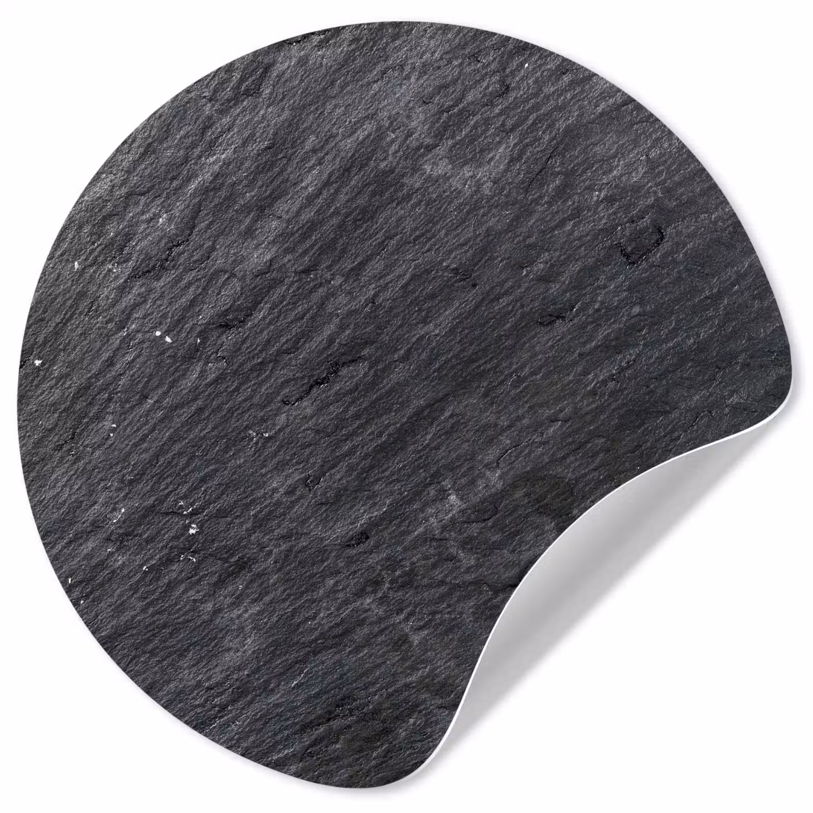 Behangcirkel - Natuursteen - Industrieel - Leisteen - Structuur - Grijs — 1
