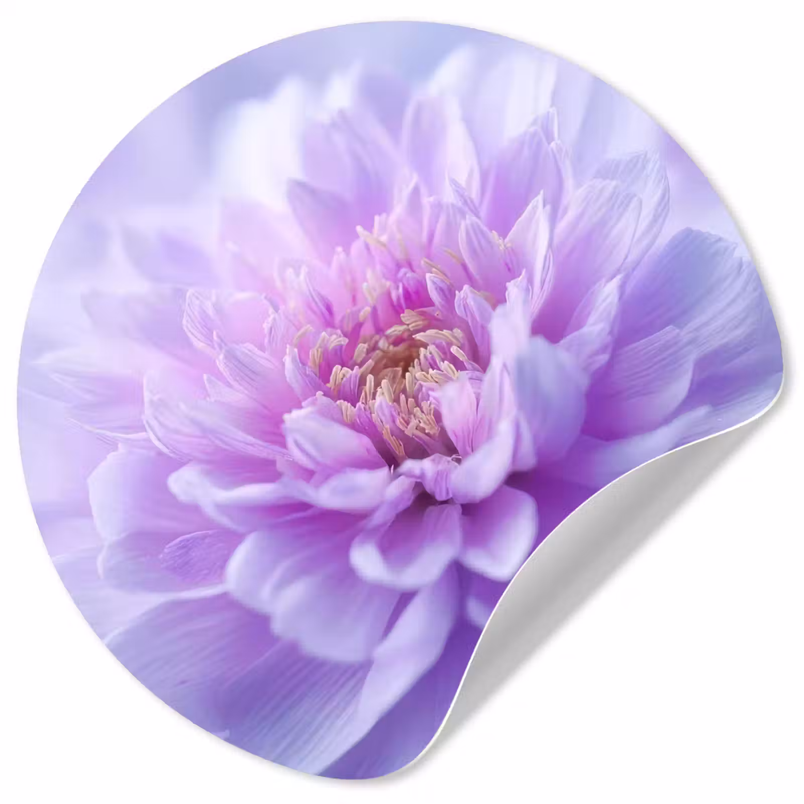 Behangcirkel - Paars - Dahlia - Dromerig — 1