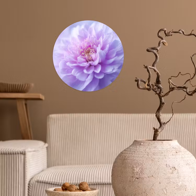 Behangcirkel - Paars - Dahlia - Dromerig — 2