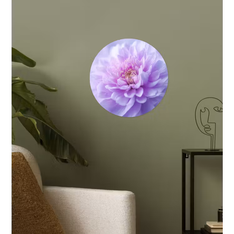 Behangcirkel - Paars - Dahlia - Dromerig — 3