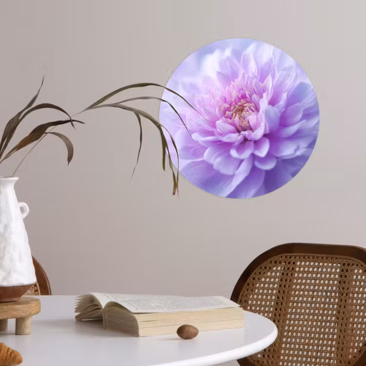 Behangcirkel - Paars - Dahlia - Dromerig — 4