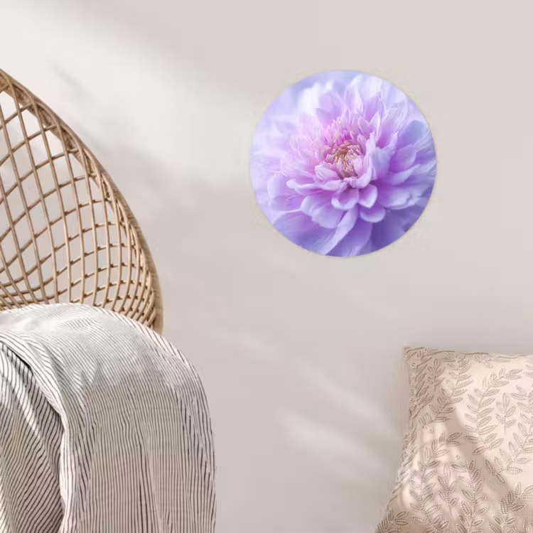 Behangcirkel - Paars - Dahlia - Dromerig — 5