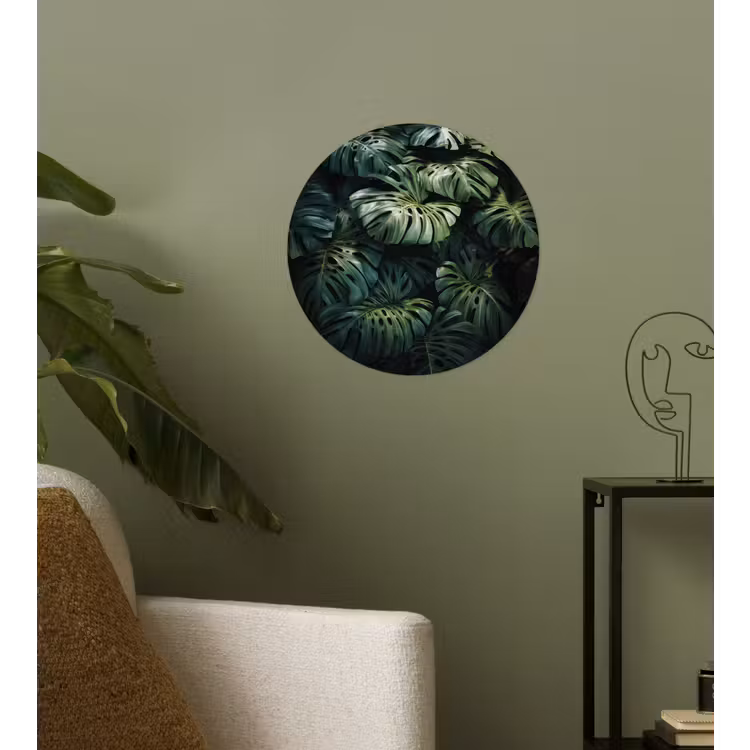 Behangcirkel - Plant - Monstera - Lichtinval — 3