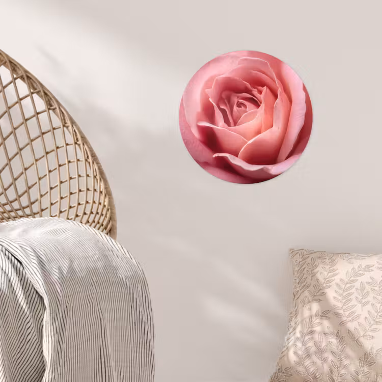 Behangcirkel - Roze - Roos - Romantisch — 5