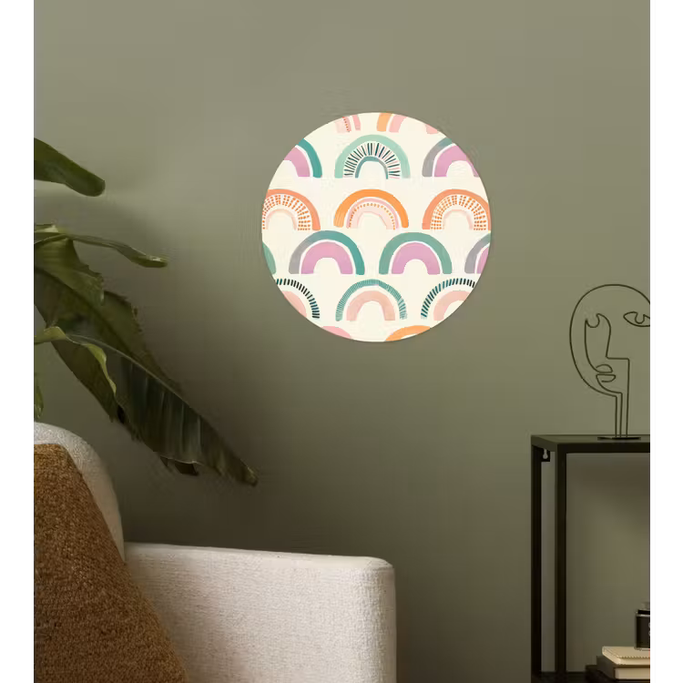 Behangcirkel - Regenboog - Pastel - Patroon — 3