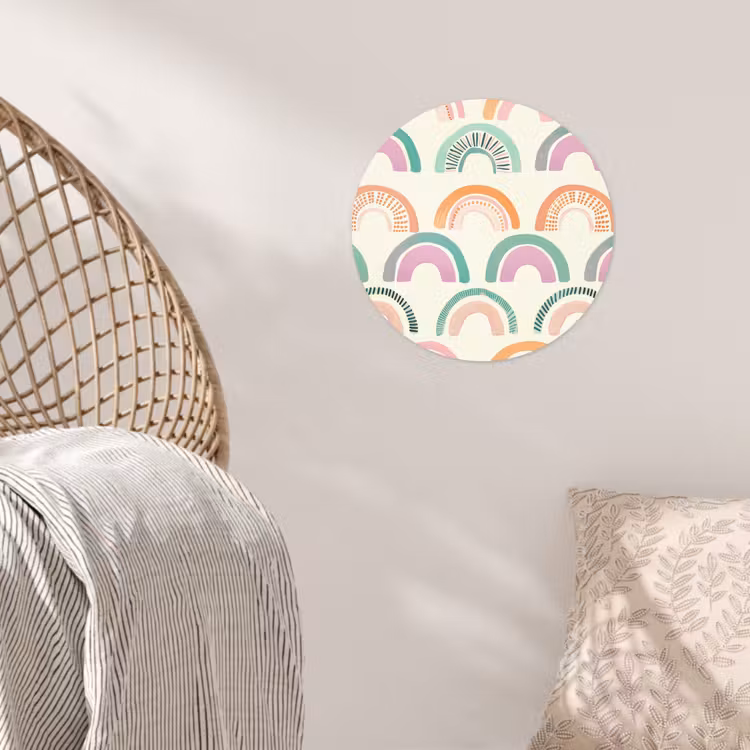 Behangcirkel - Regenboog - Pastel - Patroon — 5
