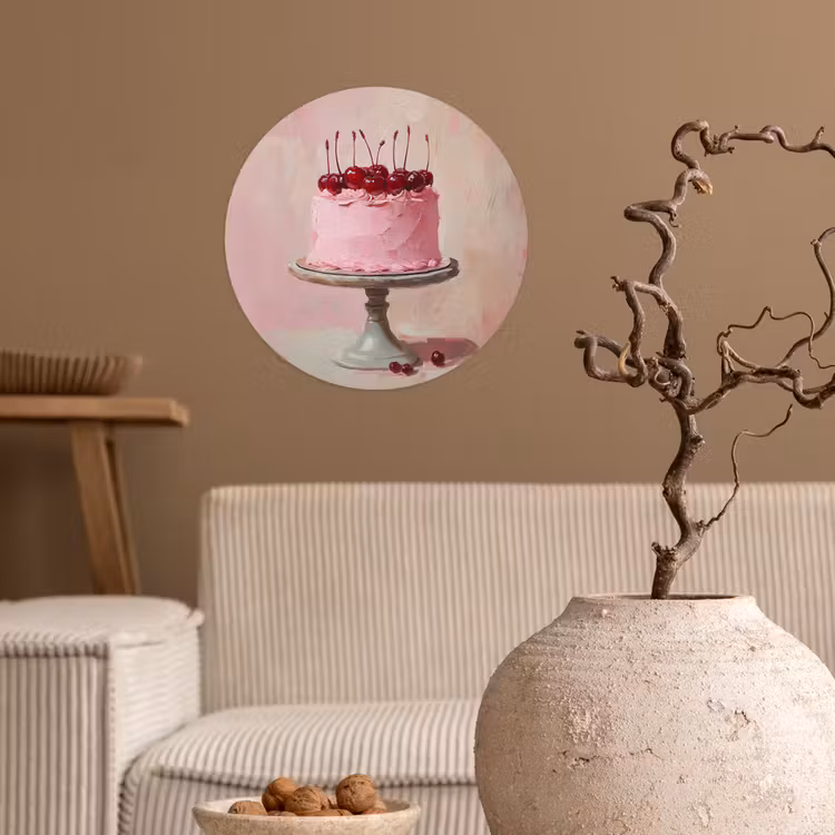 Behangcirkel - Taart - Pink - Cherry — 2