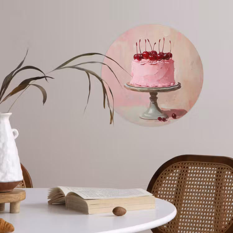 Behangcirkel - Taart - Pink - Cherry — 4