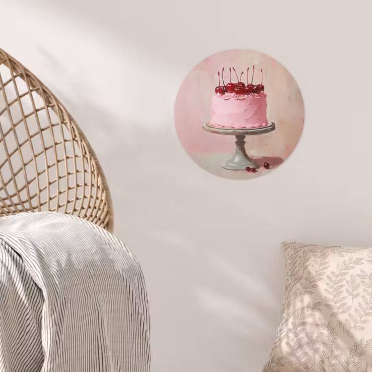 Behangcirkel - Taart - Pink - Cherry — 5