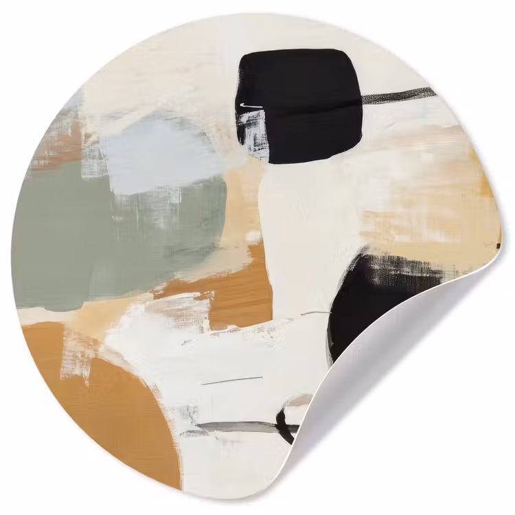 Behangcirkel - Paint - Abstract - Kleuren — 1