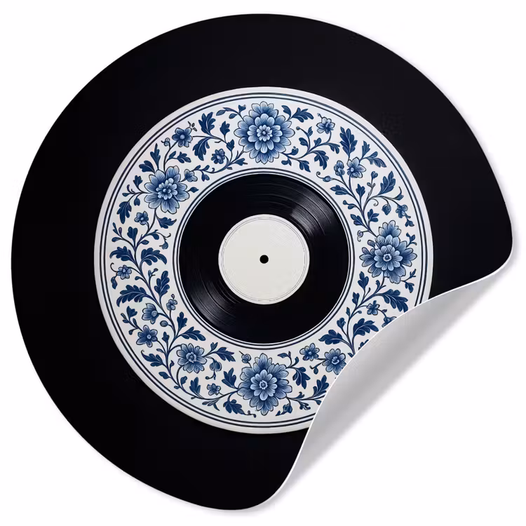 Behangcirkel - Vinyl - LP - Delfts Blauw - Muziek — 1