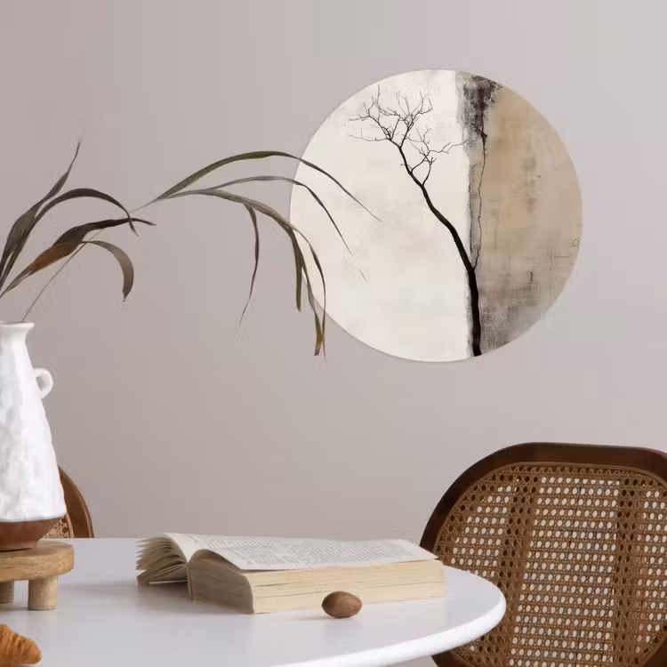 Behangcirkel - Wabi sabi - Plant - Beige — 4