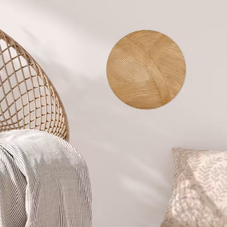 Behangcirkel - Structuur - Natuur - Kunst - Rotan — 5