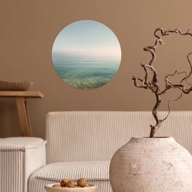 Behangcirkel - Zee - Horizon - Blauw - Mist — 2