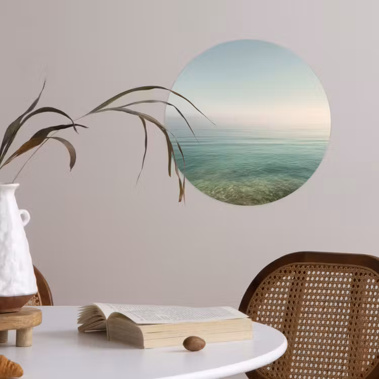 Behangcirkel - Zee - Horizon - Blauw - Mist — 4