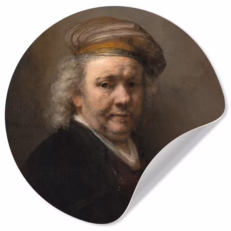 Behangcirkel - Zelfportret - Schilderij van Rembrandt van Rijn — 1