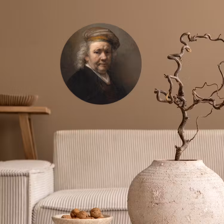 Behangcirkel - Zelfportret - Schilderij van Rembrandt van Rijn — 2