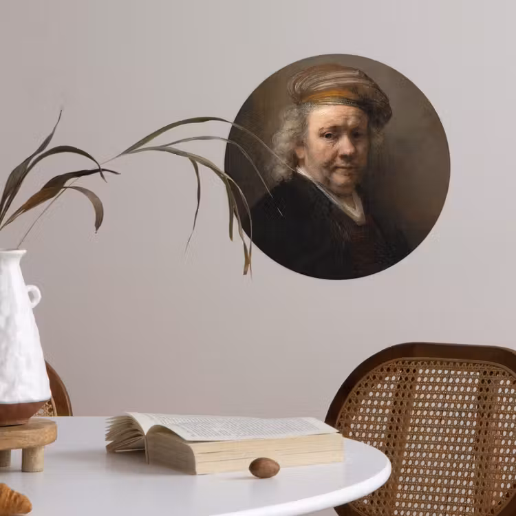 Behangcirkel - Zelfportret - Schilderij van Rembrandt van Rijn — 4