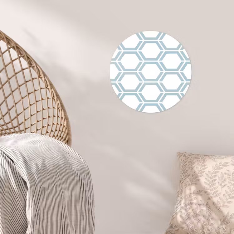 Behangcirkel - Patroon - Lijn - Design - Hexagon — 5