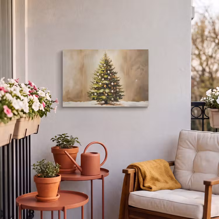 Buiten canvas - Kerst - Sfeer - Groen — 3