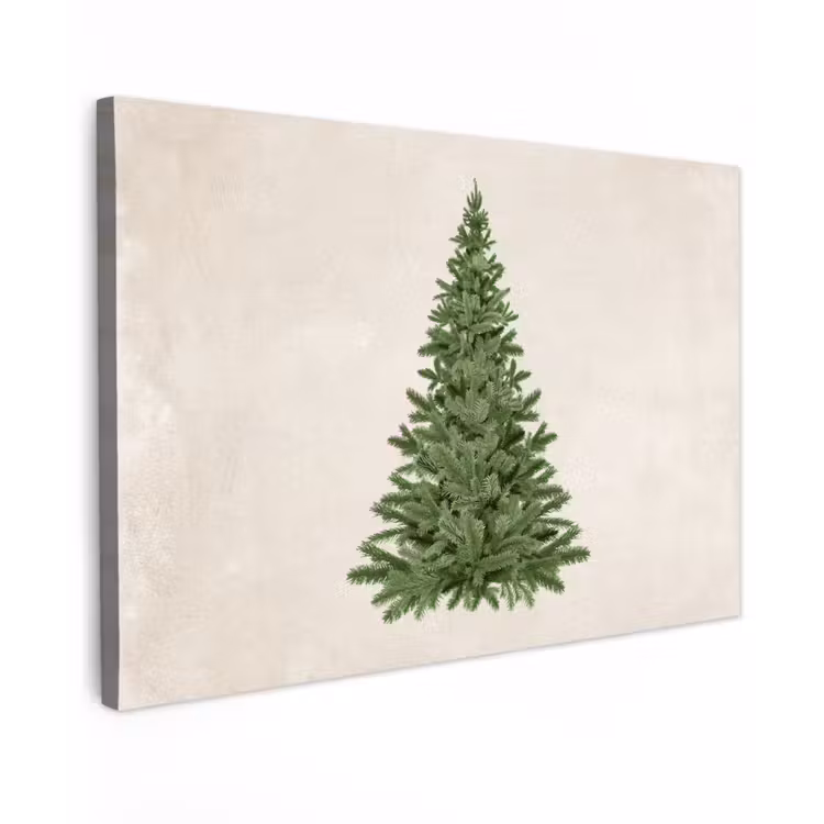 Buiten canvas - Kerstboom - Groen - Kerstmis - Feestdagen — 1
