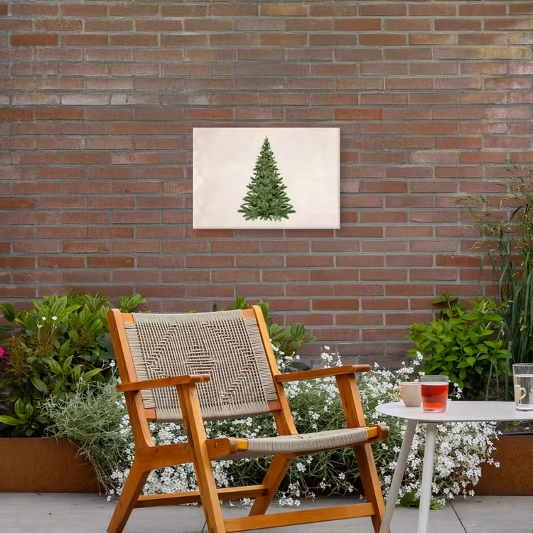 Buiten canvas - Kerstboom - Groen - Kerstmis - Feestdagen — 2