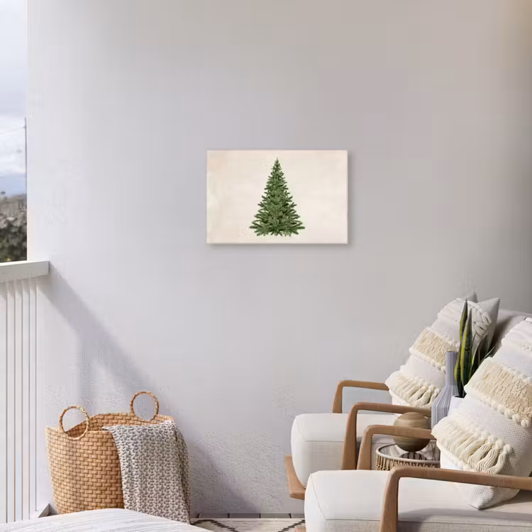 Buiten canvas - Kerstboom - Groen - Kerstmis - Feestdagen — 4