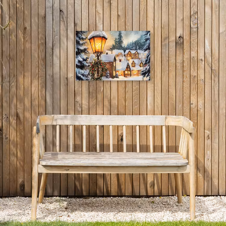 Buiten canvas - Kerstdorp - Huizen - Sneeuw - Kerst — 3